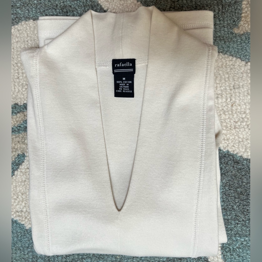 Rafaella V-Neck Top  M